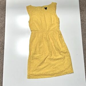 J. Crew yellow dress size 0 with POCKETS!!